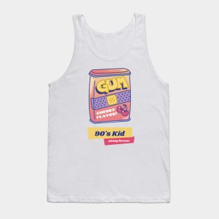 90's Kid Retro Bubblegum Can Tank Top